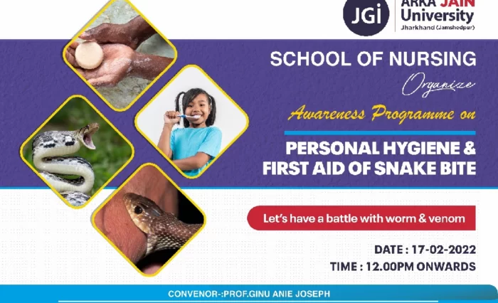 AWARENESS PROGRAM ON PERSONAL HYGIENE & FIRST AID OF SNAKE BITE AT MOHANPUR VILLAGE